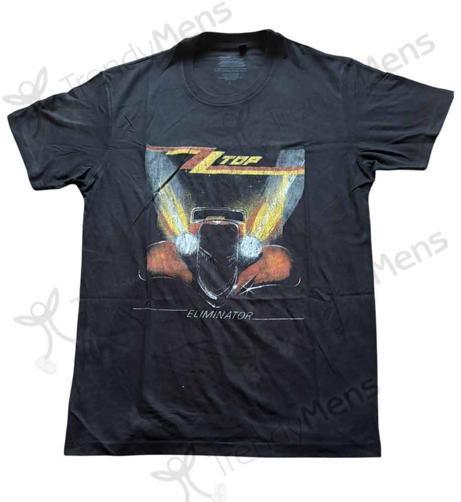 ZZ Top Eliminator Tee in Black