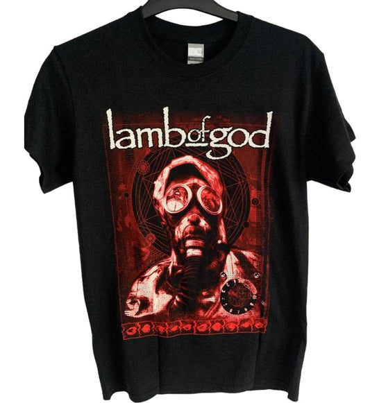 Lamb of God Gas Mask Printed T-Shirt For Men
