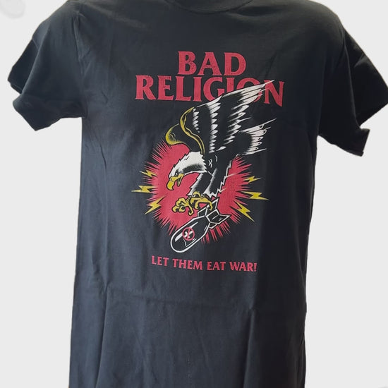 Buy Bad Religion Bomber Eagle Let Them Eat War Print T-Shirt Online