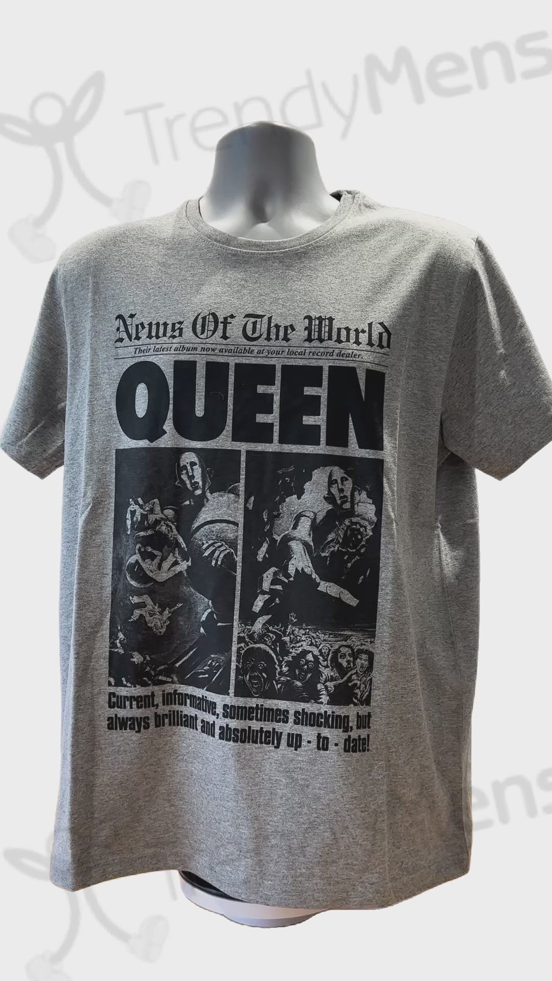 Buy Queen - News of the World 40th Short Sleeve Tee Online