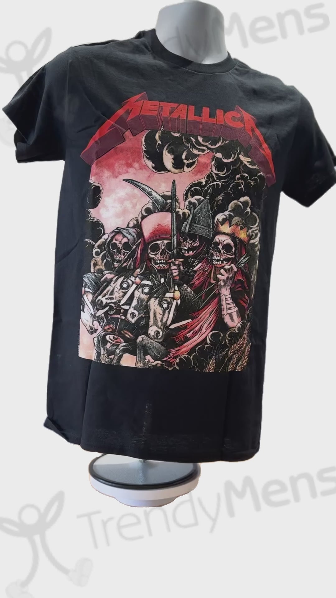 Buy Metallica The Four Horse Men's T-Shirt Online