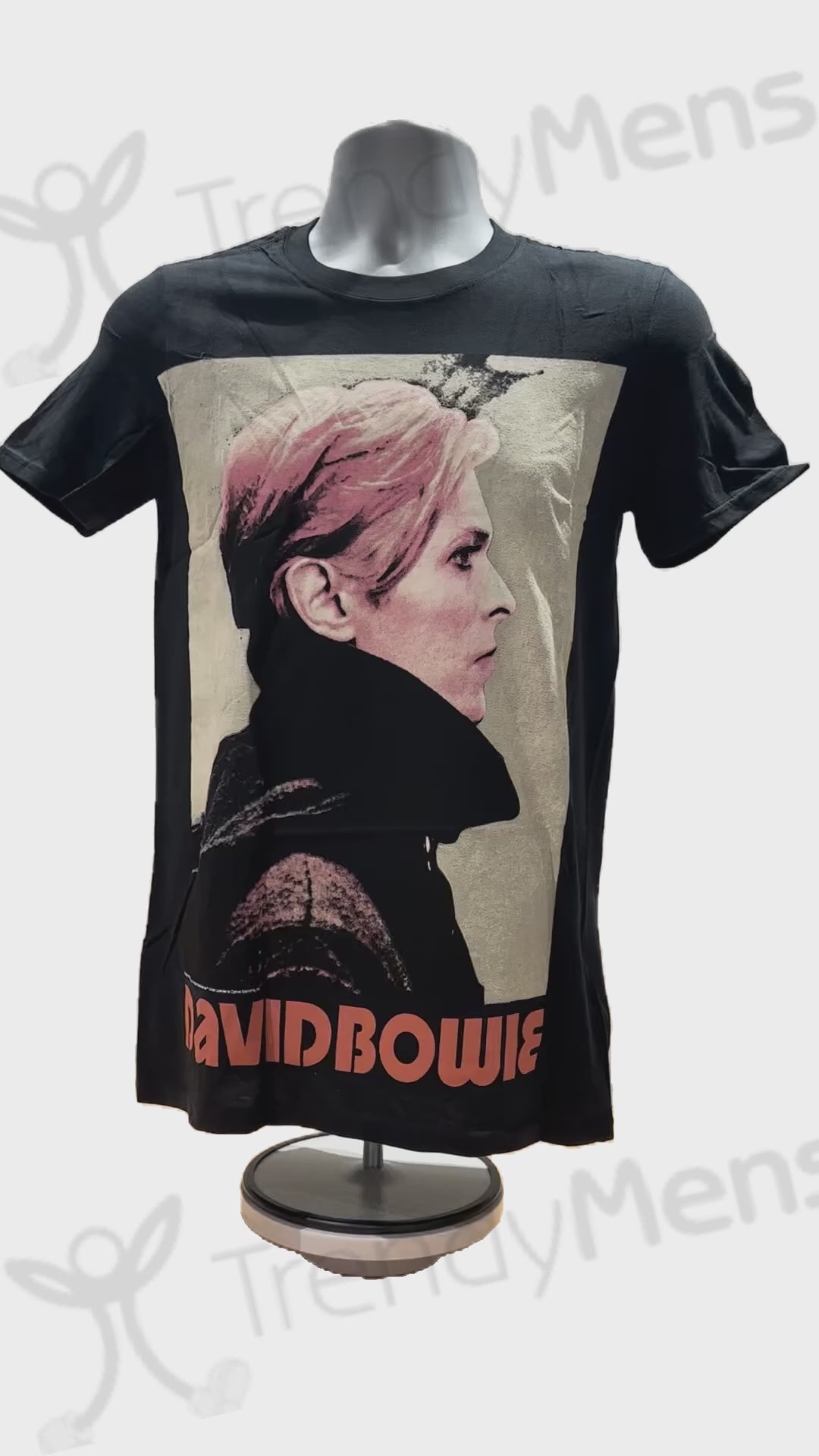 Buy David Bowie Low Modern Portrait Printed T-Shirt Online
