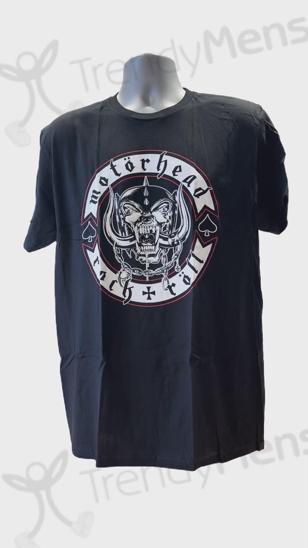 Buy Motorhead Biker Badge Rock and Roll Men's T-Shirt Online