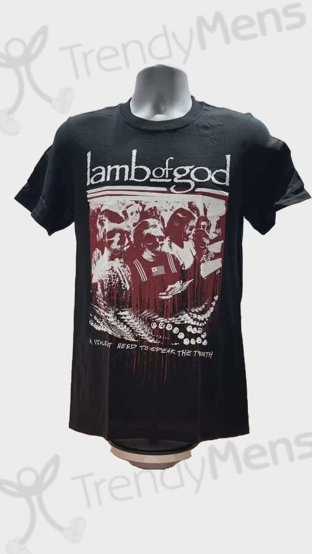 Buy Lamb of God Tee Printed Enough is Enough Online