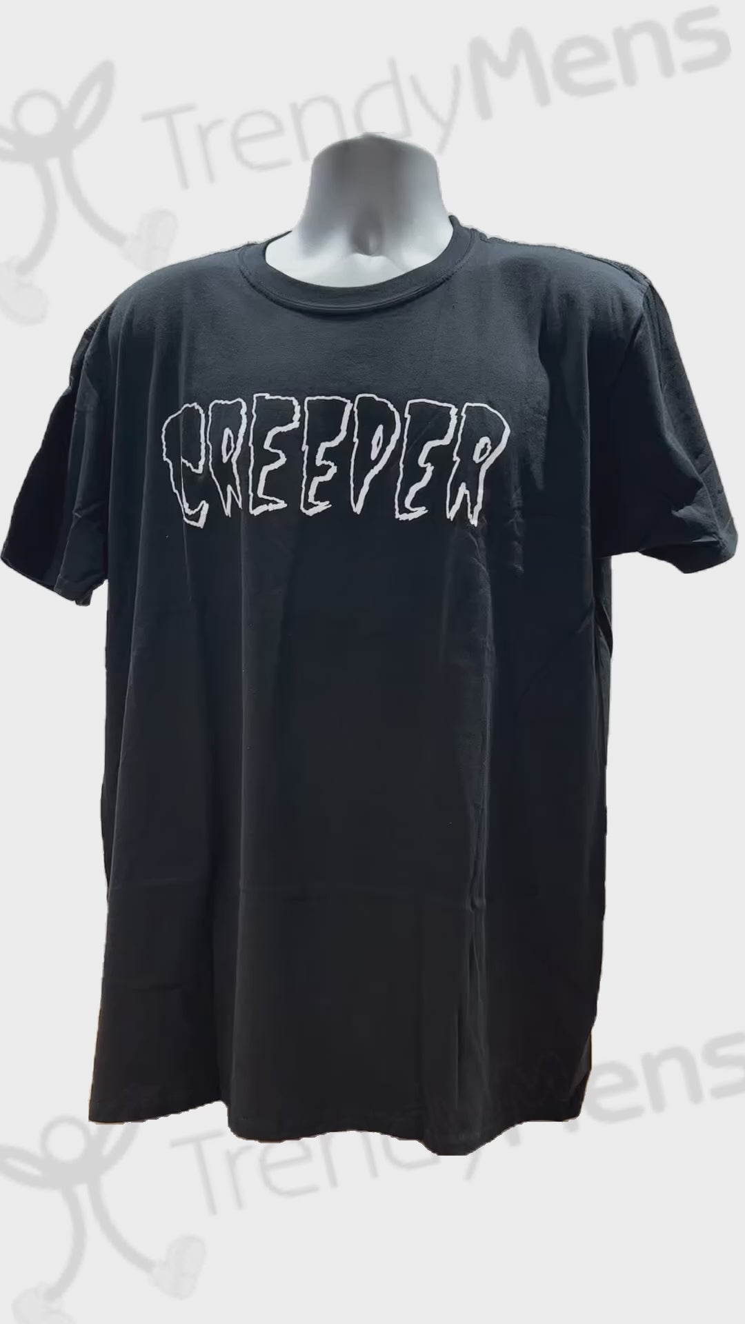 Buy Creeper T-Shirt Death Card Black