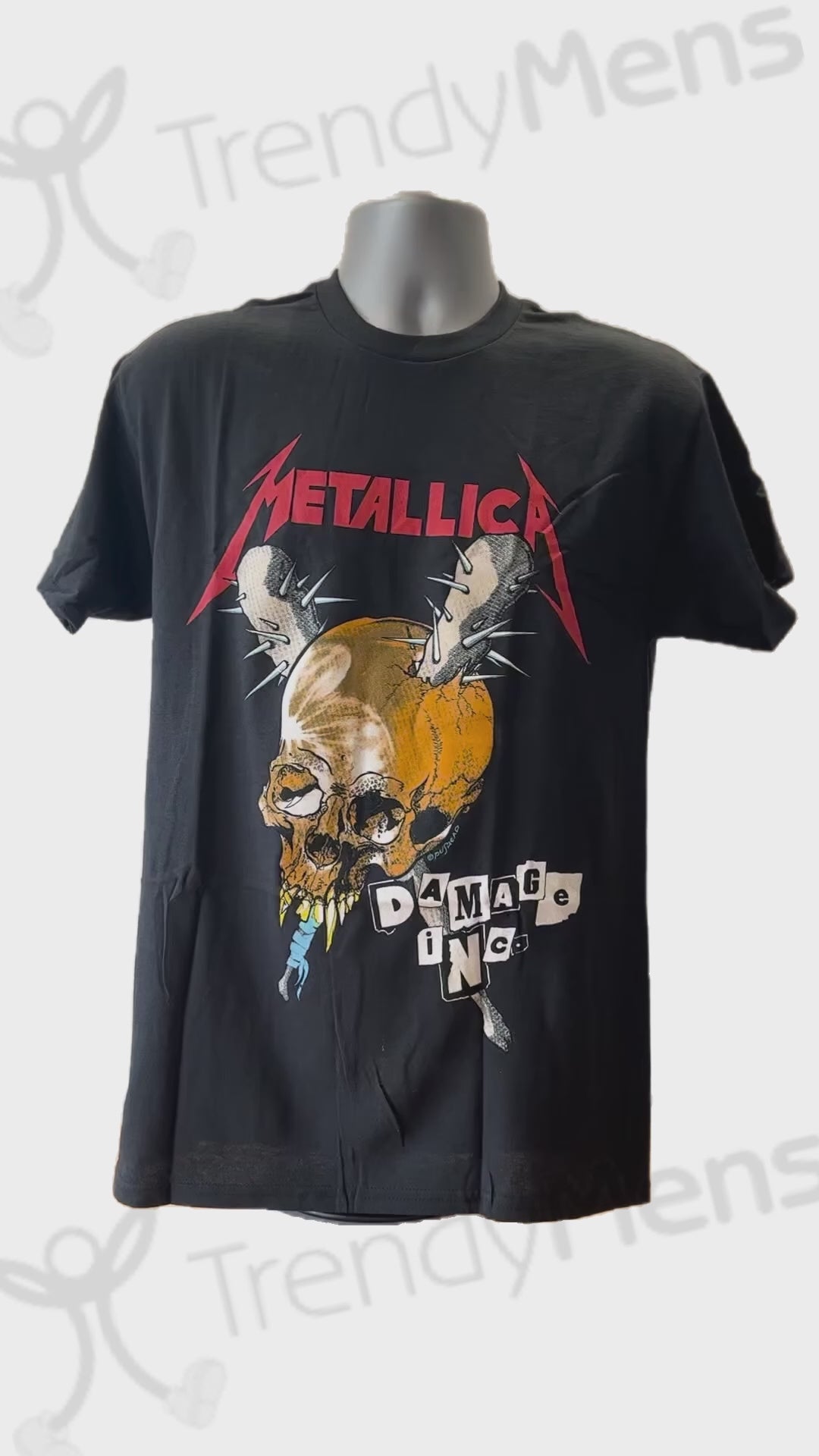 Buy Metallica Damage Inc Print Men's T-Shirt Online