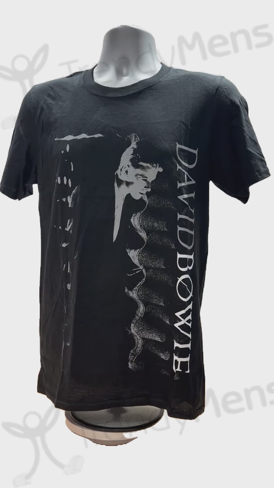 Buy David Bowie Distorted Print T-Shirt Online