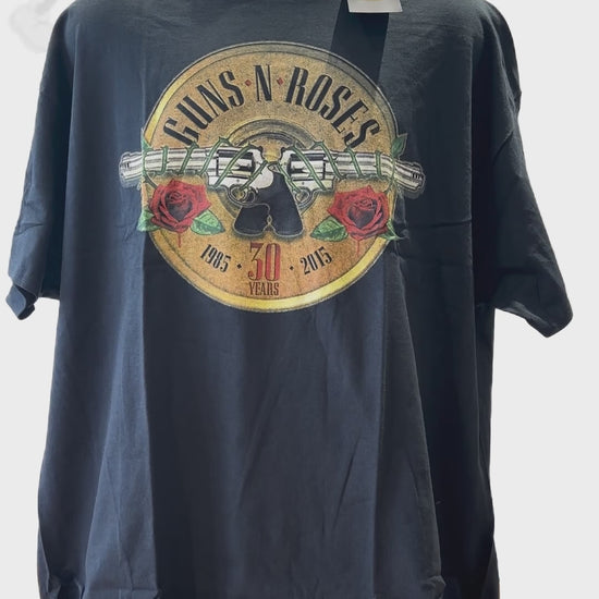 Buy Guns N Roses Rock Band Anniversary 30 Years Print Men's T-Shirt Online