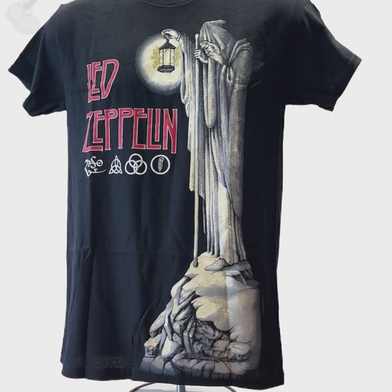 Buy Led Zeppelin Hermit Graphic Print Men's Tee Online