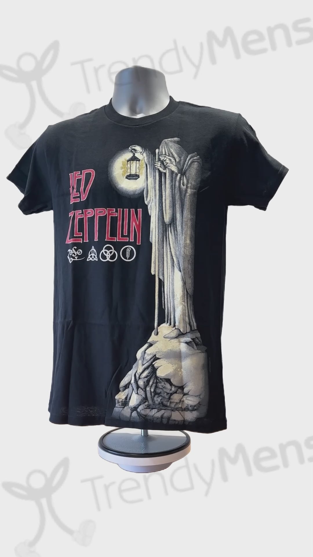 Buy Led Zeppelin Hermit Graphic Print Men's Tee Online