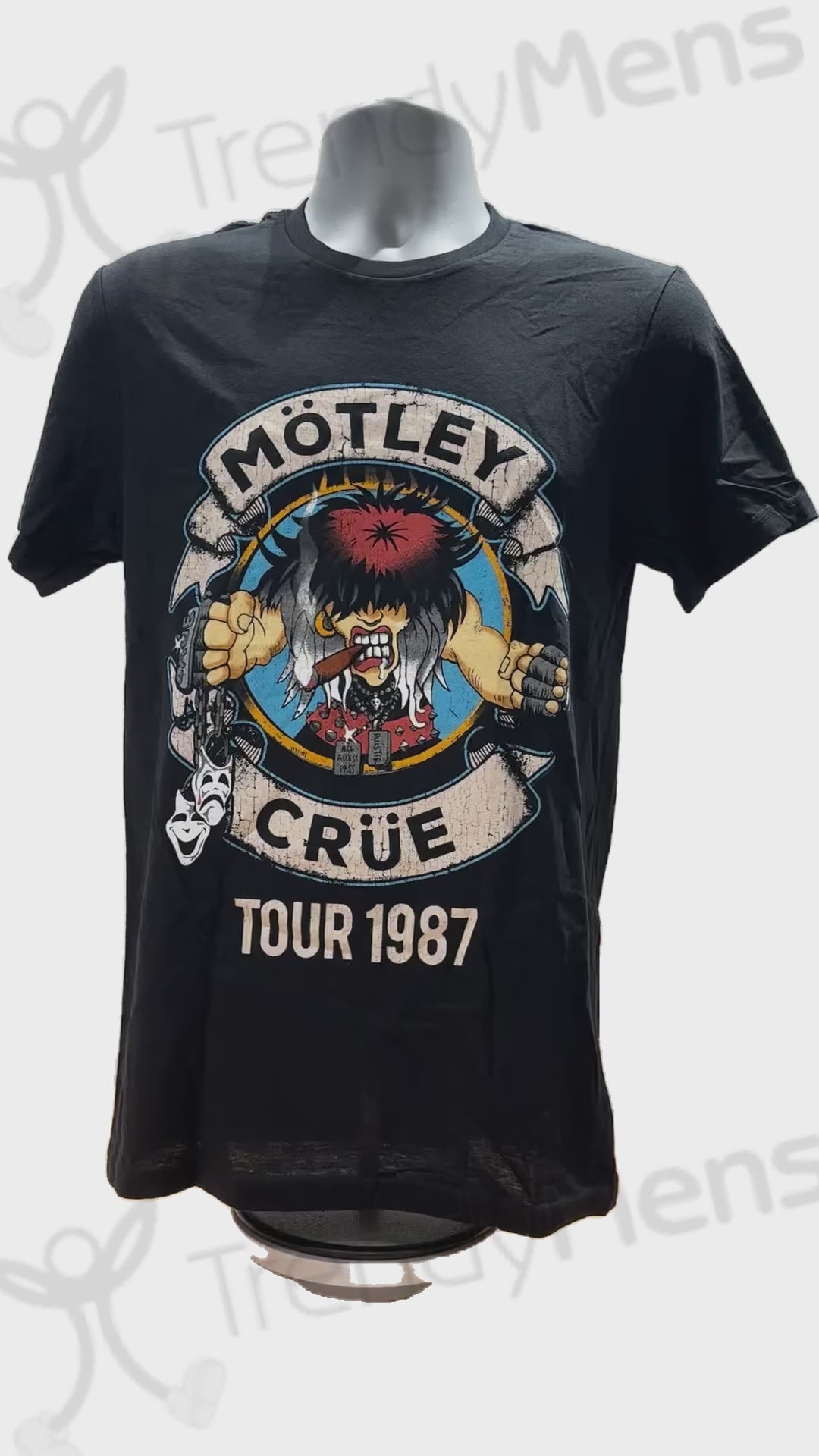 Buy Motley Crue Tour'87 Men's T-Shirt Online