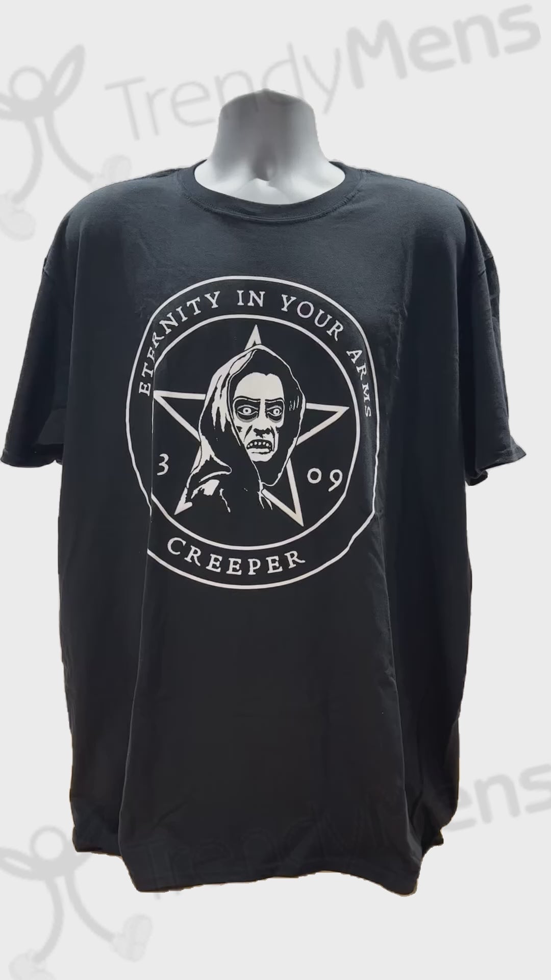 Buy Creeper T-Shirt Eternity in Your Arms Black