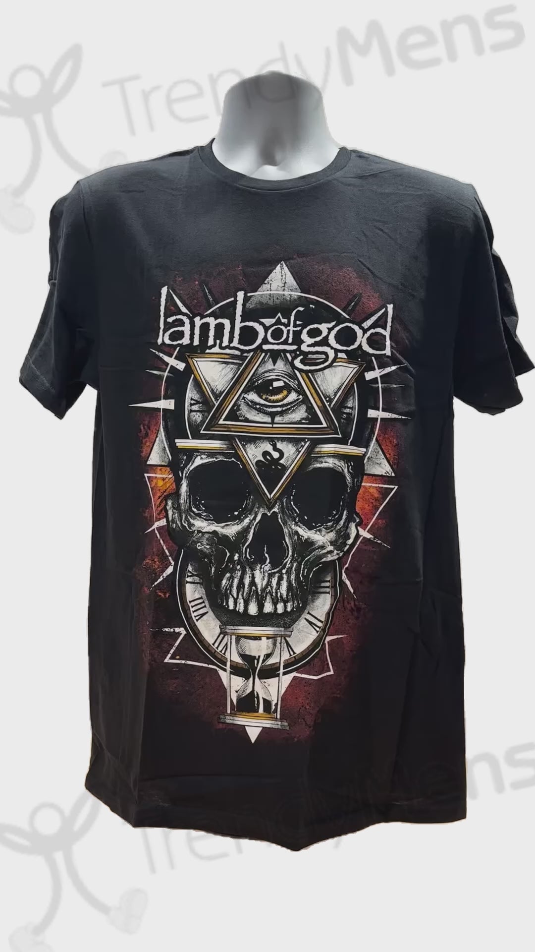 Buy Lamb of God Men's Tee All Seeing Red Online