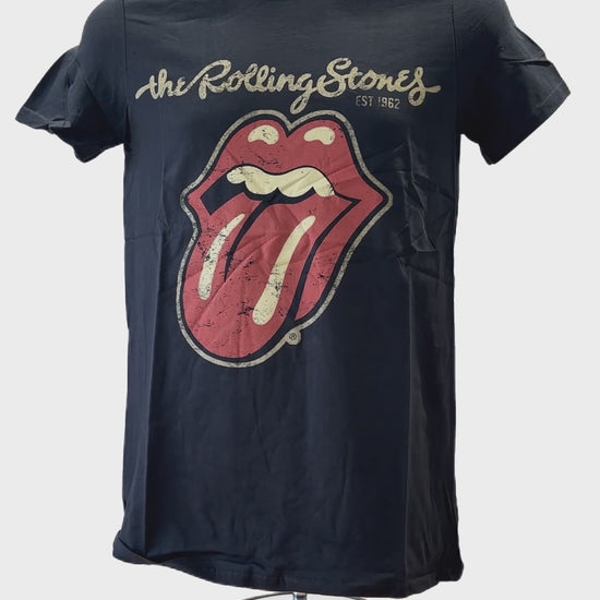 Buy The Rolling Stones Plastered Tongue Graphic Men's Tee Online