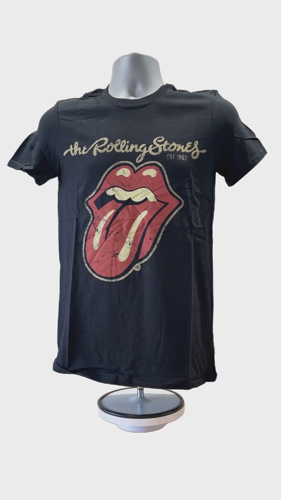 Buy The Rolling Stones Plastered Tongue Graphic Men's Tee Online