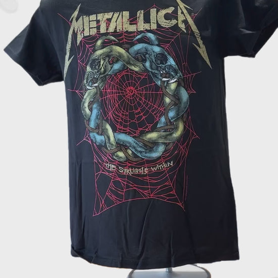 Buy Metallica Ruin Struggle Both Side Printed Men's T-Shirt Online