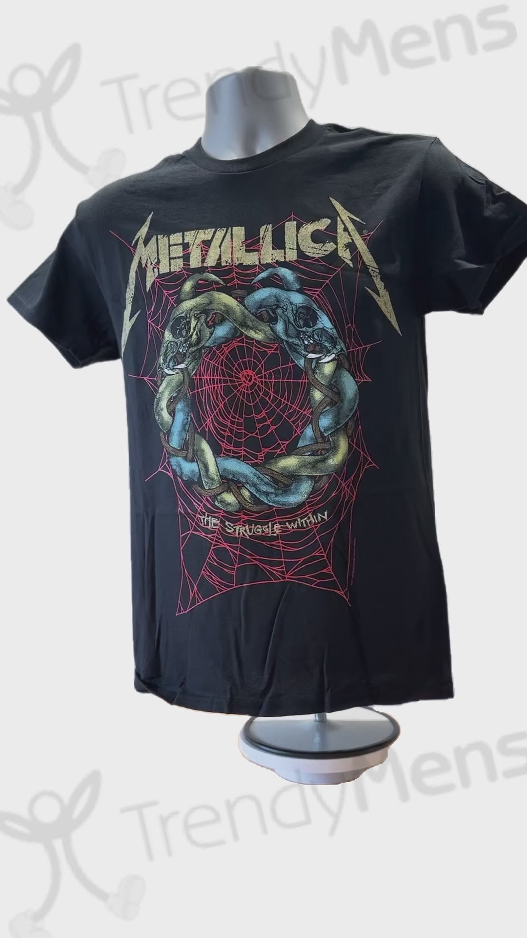 Buy Metallica Ruin Struggle Both Side Printed Men's T-Shirt Online