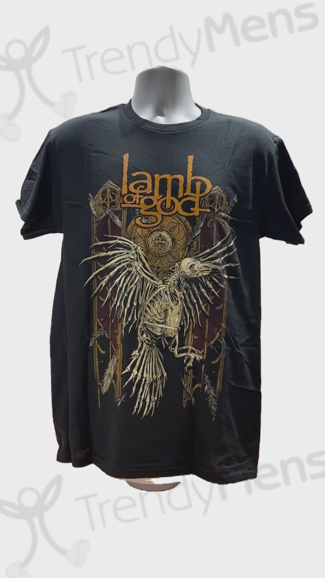 Buy Lamb of God Crow Print T-Shirt Online