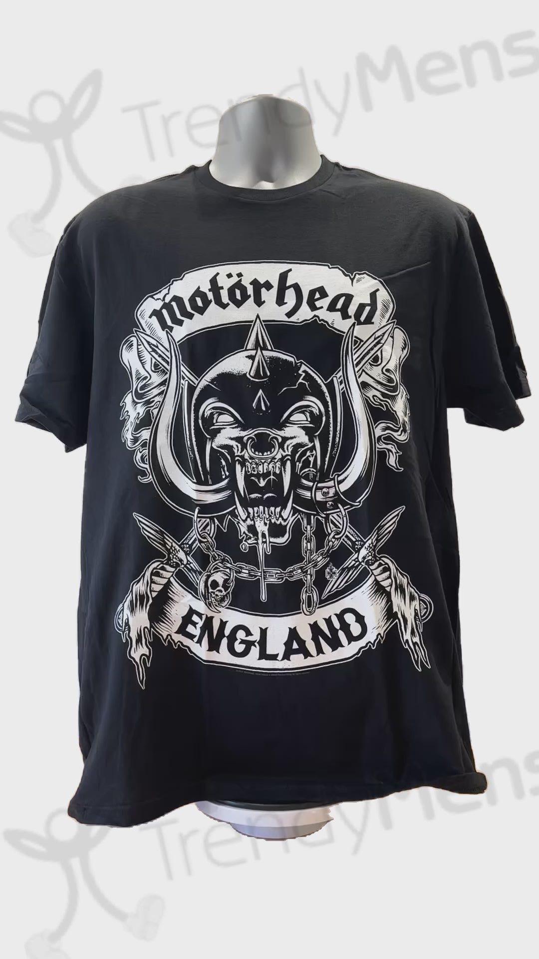 Buy Motorhead Crossed Swords England Men's Tee Online